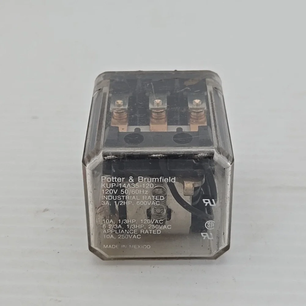 Potter & Brumfield KUP-14A35-120 Pilot Cube Relay 120 VAC Coil KUP14A35120‎